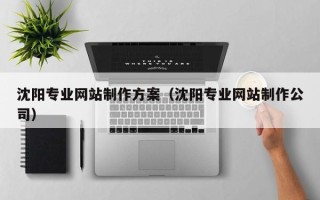 吉林沈阳专业网站制作方案（沈阳专业网站制作公司）